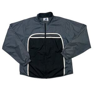 Vintage Adidas Black 1990s Windbreaker Jacket
